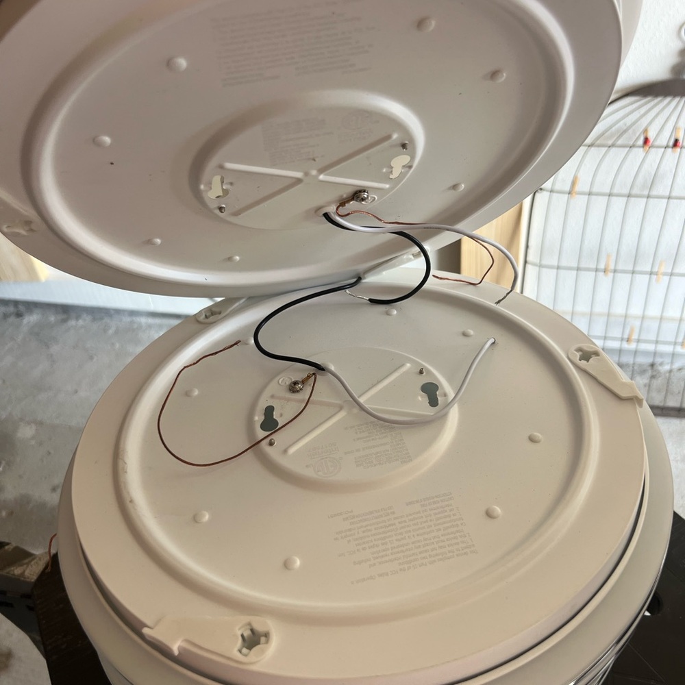White Ceiling Light Fixture